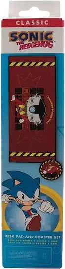 Sonic Dr Eggman Xl Desktop Mat + 1 Coaster 800x300x3mm