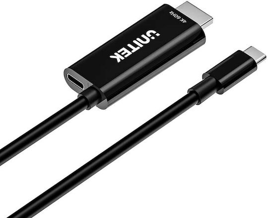 Unitek Converter Usb-c To Hdmi Cable 4k60hz 2.0m + Pd100w V1439a