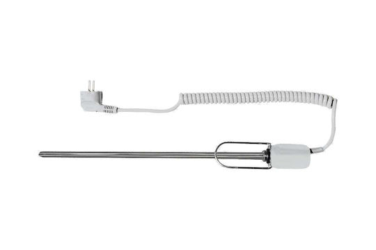 300w Heated Towel Rail Thermostat White
