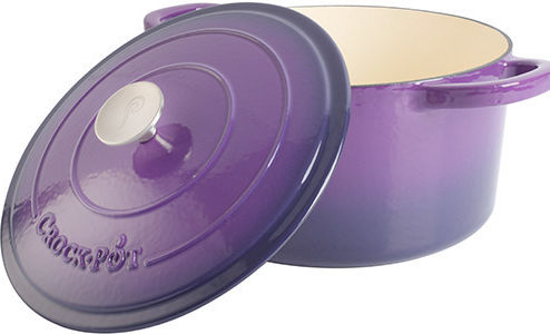 Crock-Pot Round Cast Iron Dutch Oven 6.6lt