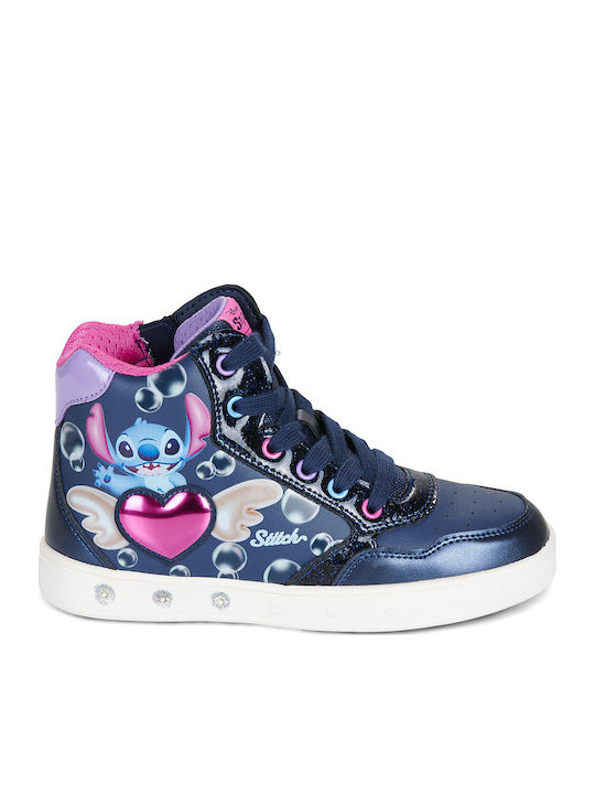 J Skylin Kinder Sneaker Hoch Anatomisch Blaue