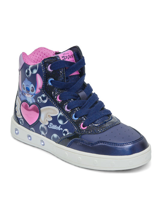 J Skylin Kinder Sneaker Hoch Anatomisch Blaue