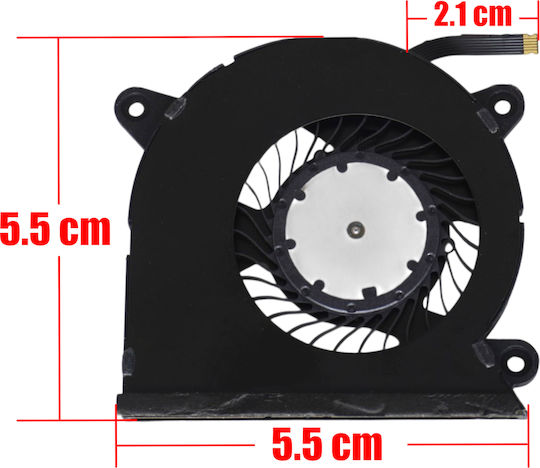 Laptop Fan Cpu Cooling Fan Samsung Galaxy Book3 Pro Np940xfg 940xfg Ba31-00222a Nd65c41 22g13 Left Fan 6pin Code 81762