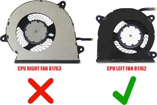 Laptop Fan Cpu Cooling Fan Samsung Galaxy Book3 Pro Np940xfg 940xfg Ba31-00222a Nd65c41 22g13 Left Fan 6pin Code 81762