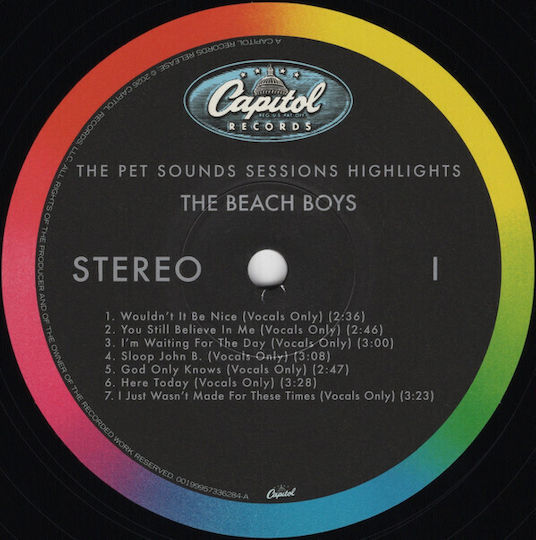 Beach Boys Pet Sounds Sessions Highlights Vinyl