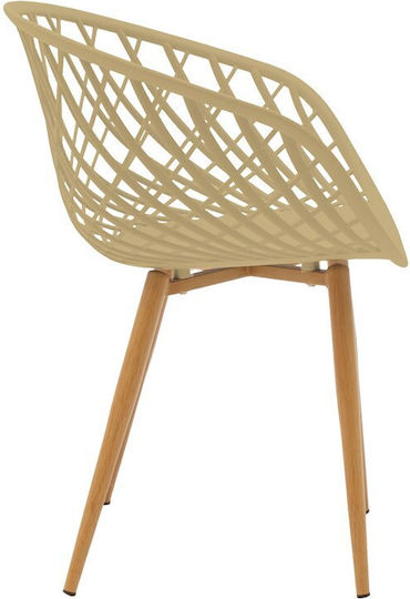 Kitchen Table Natali with 4 Chairs 80x80cm