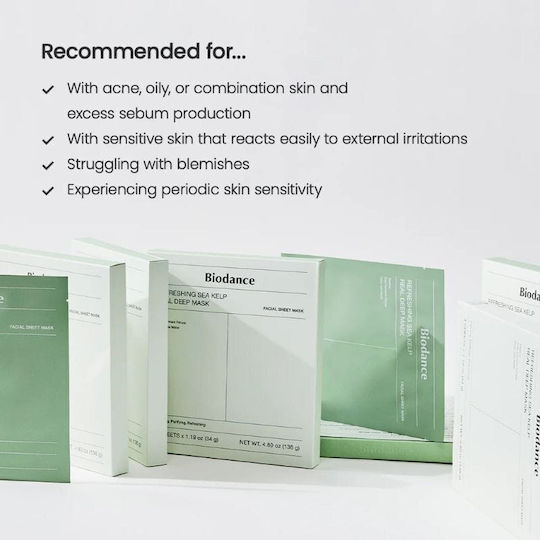 Biodance Refreshing Sea Kelp Real Deep Jelly Mask 34gr