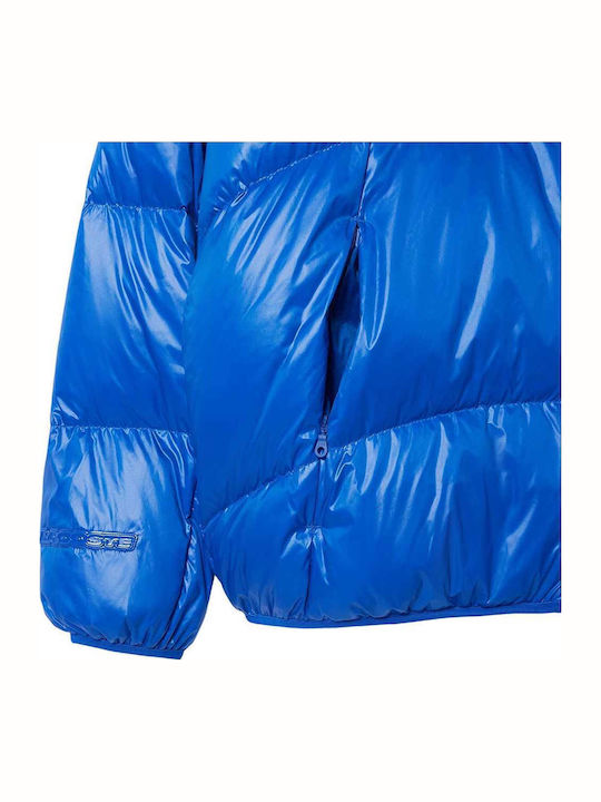 Μπουφάν Puffer Αδιάβροχο Μπλε
