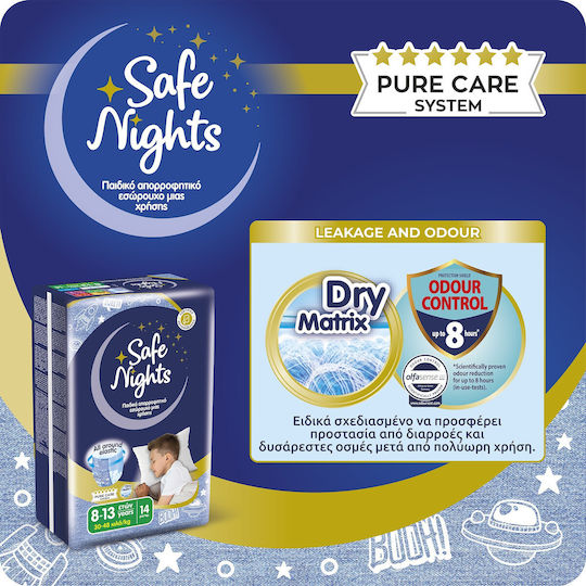 Safe Nights Scutece chiloțel pentru 30-48kg 84 buc