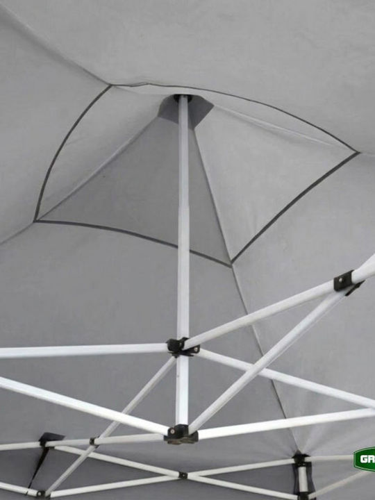 Grasher Gazebo Pliabil De Grădină Gri 3x4.5m