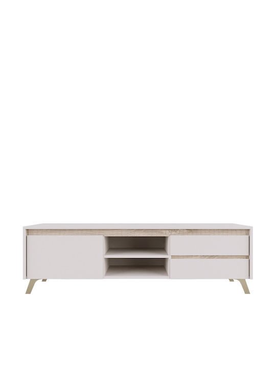 Телевизионна Мебел Крем М155xШ45xВ53.6cm