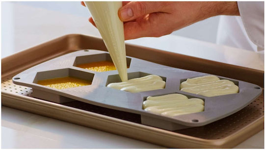 Decora Formă de Patiserie din Silicon cu 5 Cavități 29.5x17x2cm