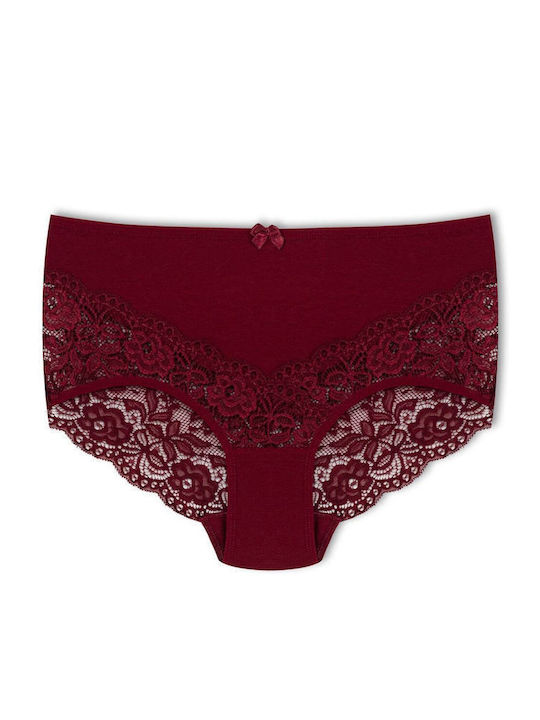 Damen-Slips 2er Pack mit Spitze V Großes Größe