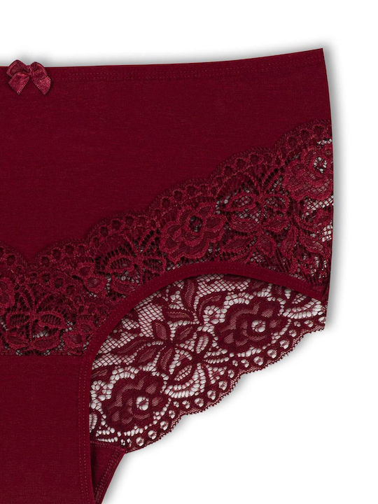 Damen-Slips 2er Pack mit Spitze V Großes Größe