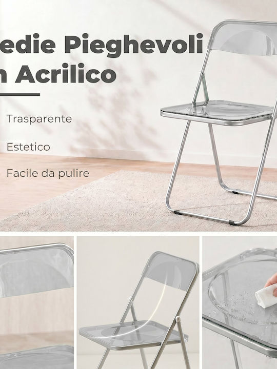 Gartenstühle Metallisch Grau 4 Stück