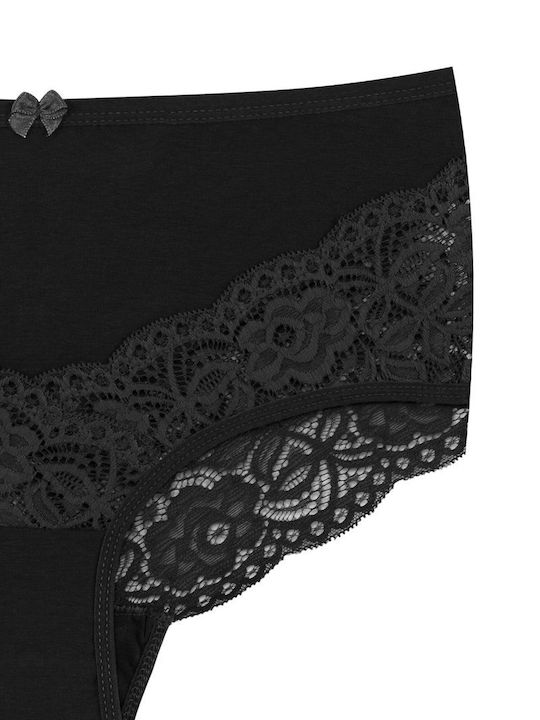 Damen-Slips 2er Pack mit Spitze V Große Größe