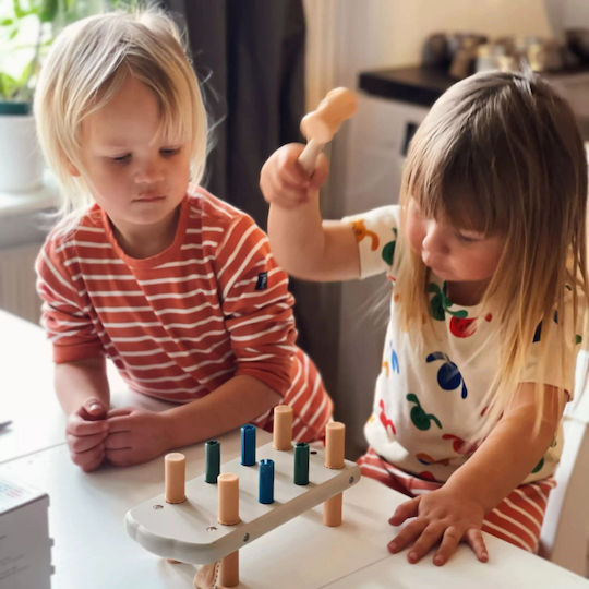 Micki Micki Baby Aktivitätsspielzeug mit Hammering & Pounding Toys aus Holz für 12+ Monate