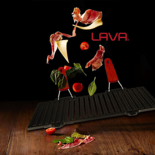 Lava Grătar de gătit din inox 40x24cm