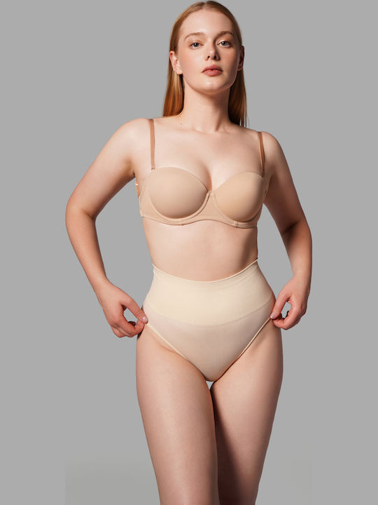 Tightening Slip Seamless Beige
