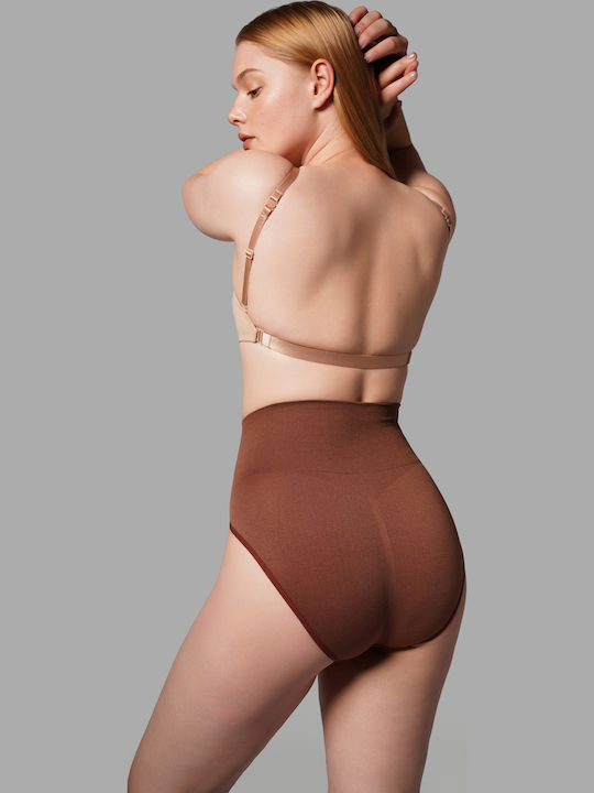 Tightening Slip Seamless Brown