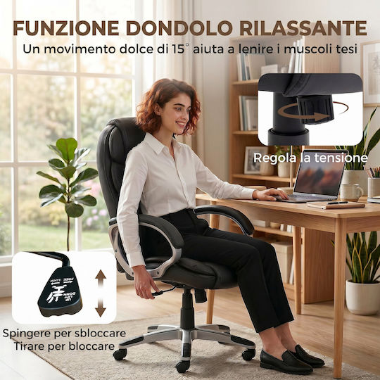 HomCom Office Chair Black