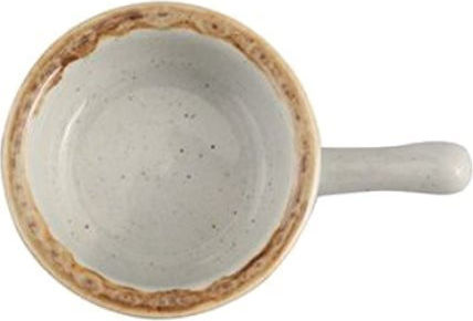 Porland Seasons Serving Bowl for Dip Round Porcelain Grey with Diameter 9.5cm