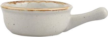 Porland Seasons Serving Bowl for Dip Round Porcelain Grey with Diameter 9.5cm