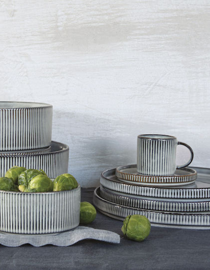 Easy-Life Domus Bol De Servire Rotund Din Ceramică Albastru