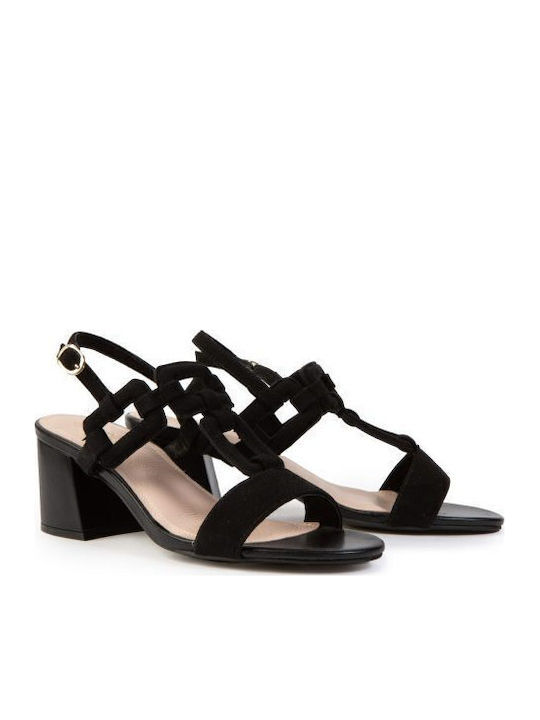 Sandale Elegante Damă Din Piele Negre