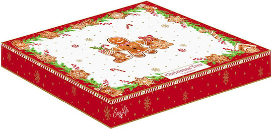Easylife Fancy Gingerbread Platter with Trees