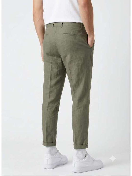 Trousers in Slim Fit Khaki