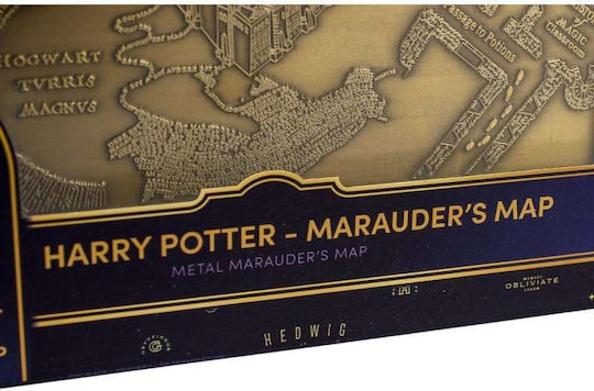 Harry Potter Harry Potter: Harry Potter Marauder's Map Metal Map Ρέπλικα