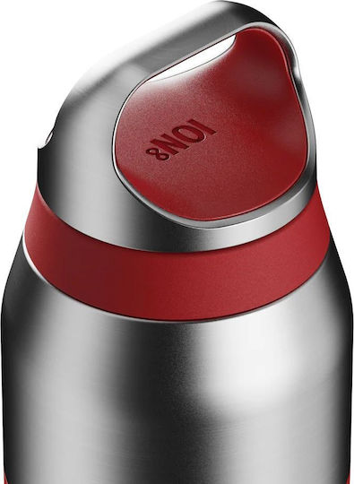 Ion8 Sticlă Termos Reciclabilă Oțel Inoxidabil 320ml Red Fire