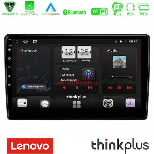 Lenovo Car Audio System for Volkswagen Touran 2003-2011 (Bluetooth/USB/AUX/WiFi/GPS/Apple CarPlay/Android Auto) with 10" Touch Screen