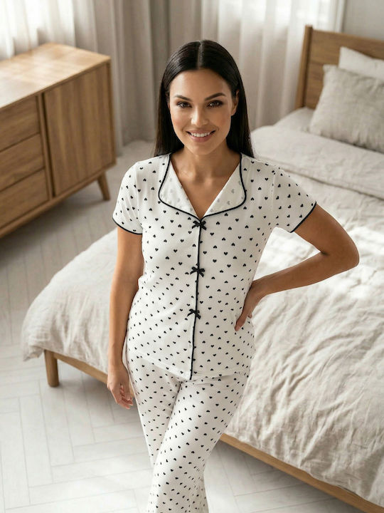 Set Pijamale Dama De Vară Negru