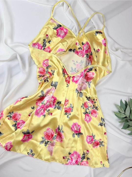 Cămașă De Noapte Mini Satin Vară Pijamale Dama Cămașă De Noapte Mini Satin Vară Pijamale Dama