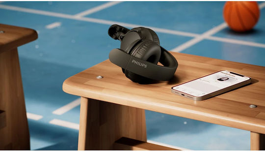 Philips TAH4000BK/00 Wireless Bluetooth Over Ear Headphones with 70 Hours Playing Time and Quick Charge Black