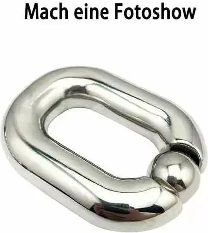 Penis Ring Selgurfos 9051282 8865-20 Pendant 304 Stainless Steel Ejaculation Delay Large