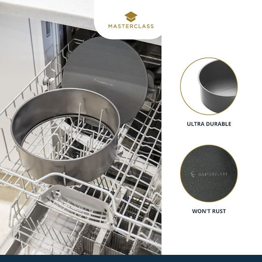 Kitchen Craft Φόρμα Ζαχαροπλαστικής για Κέικ από Ανοξείδωτο Ατσάλι 25x25εκ.