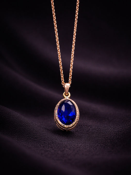 Necklace for Photography Navy Blue