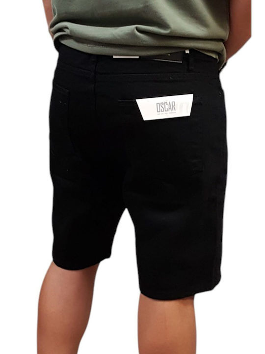 Pantaloni Scurți Bărbați Denim Negri