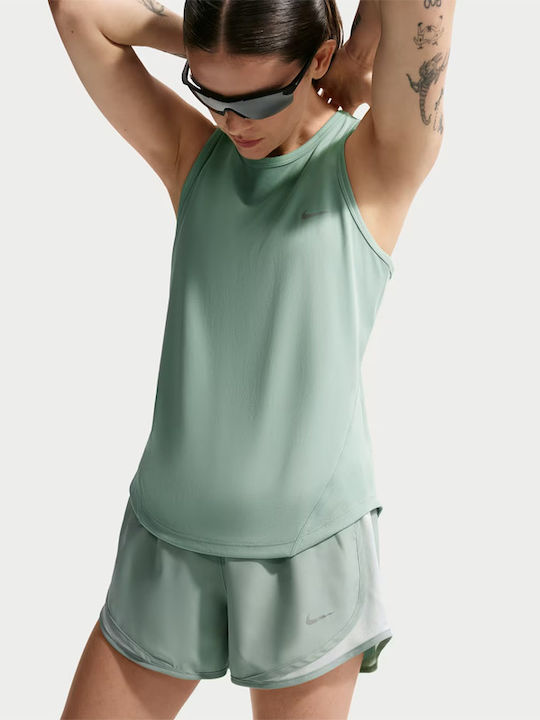 Tempo Women's Leather Shorts Dri-Fit Green