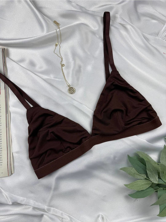 Enpapa Bralette Bra Triangular Silhouette Without Underwire Microfibres Supportive Effect Juicy Green · Enp-021042-v12174