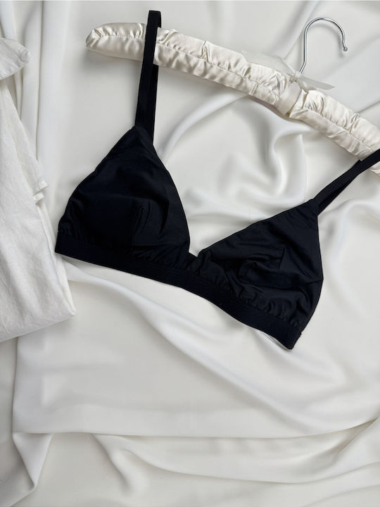 Enpapa Bralette Bra Without Underwire Triangular Silhouette Supportive Design Microfiber · Enp-020973-v12058