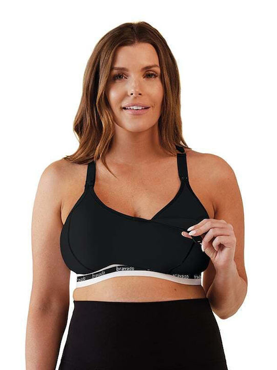 Bravado Maternity & Nursing Bra with Clips Black