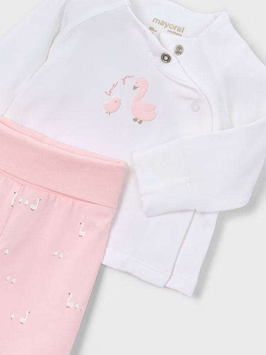Mayoral Kinderbekleidungsset mit Shorts Rosa Bebe 2Stücke