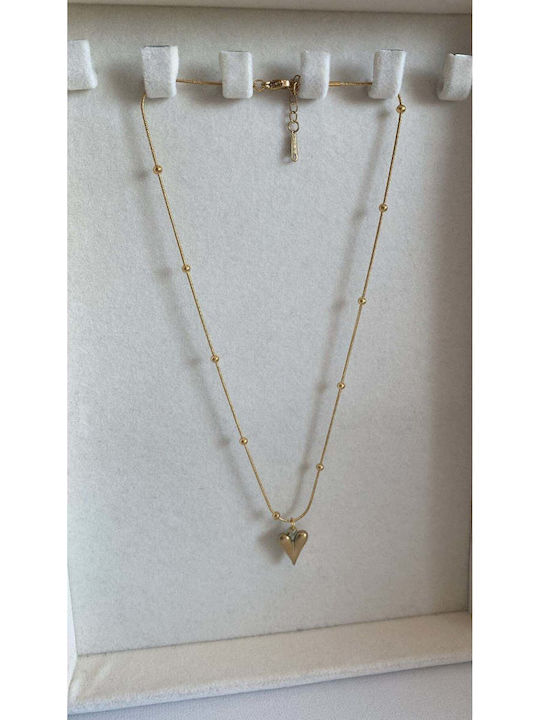 Necklace From Gold Plated Steel Necklace From Gold Plated Steel
