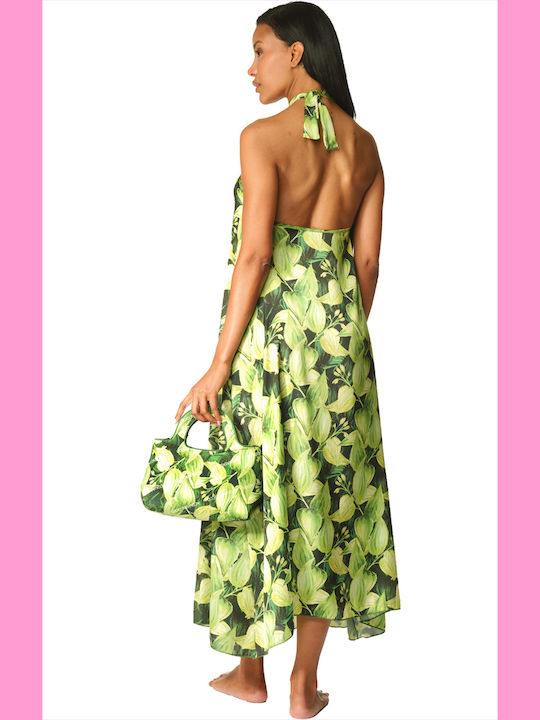 Acquadicocco Damen Maxi Kleid Damenbademode Elegance Garden