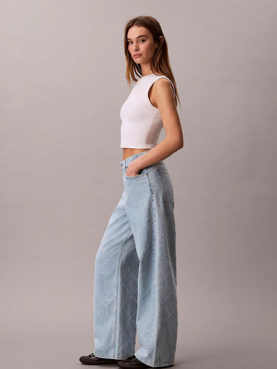Low Rise Women's Jean Pants in Loose Fit