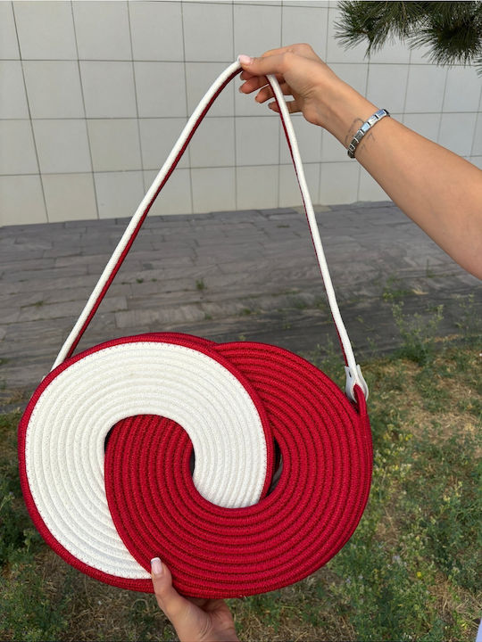 Korbweide Strandtasche Rote